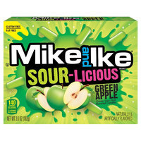 Mike and Ike Sour Licious Green Apple Candy 5 oz