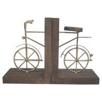 Book End - Bicycle - Threshold, Gold