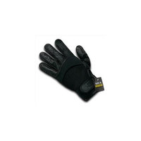 RapDom T22-PL-BLK-02 Airmesh-Digital Leather Glove - Black, Medium