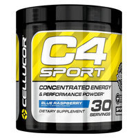 Cellucor C4 Sport Blue Raspberry Pre-Workout Powder - 30 Servings