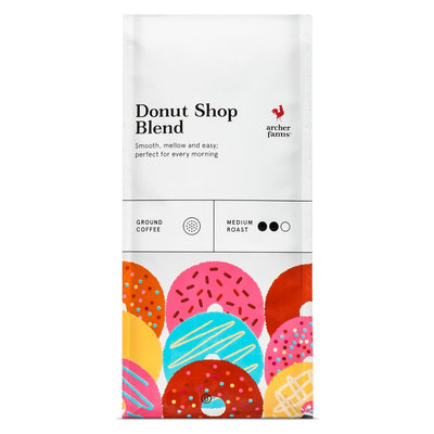 Donut Shop Blend Ground Coffee 12oz - Archer Farms