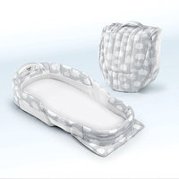 Baby Delight Snuggle Nest Surround XL Silver Clouds