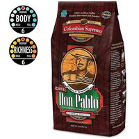 Cafe Don Pablo Gourmet Coffee Medium-Dark Roast Whole Bean, Colombian Supremo, 2 Pound