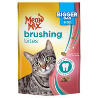 Meow Mix Brushing Bites with Real Salmon- 9oz
