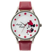 Women's Disney® Minnie Mouse Analog Watch - Red