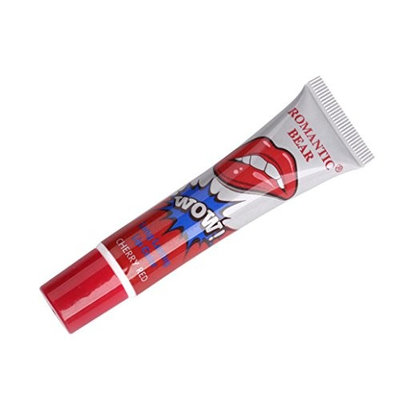 WuyiMC Womens Easy Peel Off Long Lasting Makeup Tatto Lip Gloss Lipstick Waterproof Tear Pull Lipstick 15ML 6 Vivid Colors