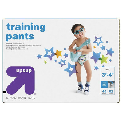 up & up Boy Diapers, Giga Pack - Size 3T-4T (62 Count)