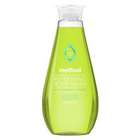 method refreshing gel body wash green tea + aloe