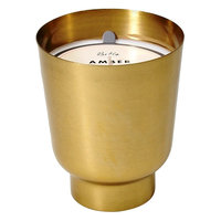 Bella Metal Container Candle - Amber Vetiver, Grey