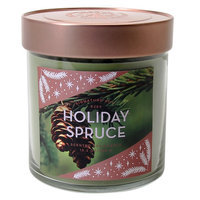 Signature Soy Candle Holiday Spruce - 15.2oz, Green