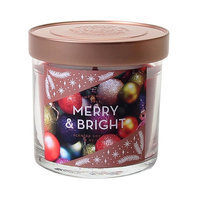 Signature Soy Candle Merry & Bright - 4 oz, Red