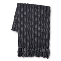 Throw Blanket Faux Fur - Threshold, Grey