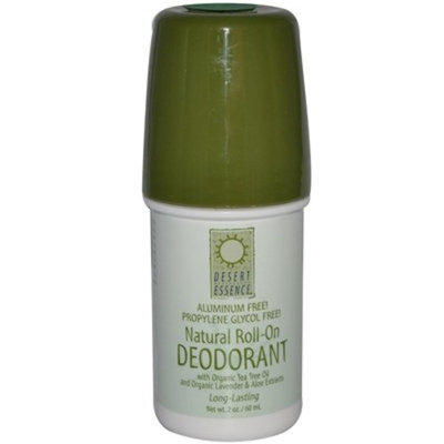 Desert Essence Natural Roll-On Deodorant -- 2 oz
