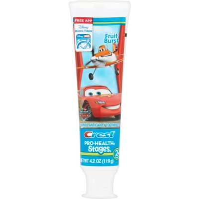 Crest Pro-Health Stages The World of Cars Toothpaste Fruit Burst 4.20 oz