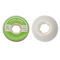 Wecando Dental Orthodontic Elastic Chain Power Chains Brace Orthodontic Spool Elastic Rubber Band