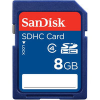 SanDisk Secure Digital (SDHC) Card 8GB - TWINPACK