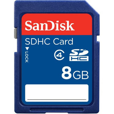 SanDisk Secure Digital (SDHC) Card 8GB - TWINPACK