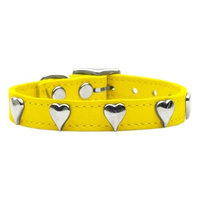 Mirage Pet Products 8315 10YW Heart Leather Yellow 10