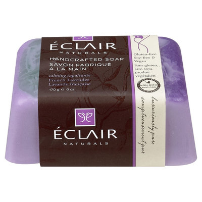 Eclair Naturals Handcrafted French Lavender Bar Soap - 6oz