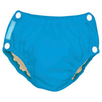 Charlie Banana Reusable Easy Snaps Swim Diaper Blue Turquoise L