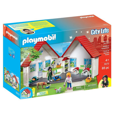 Playmobil Take Along Pet Shop, Multi-Colored