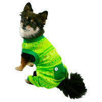 Fairisle Pajamas Pet Apparel - XS, Green