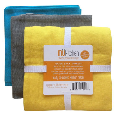 Mu Kitchen Wharf Flour Sack Dish Towel Multicolor 24