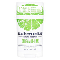 Schmidt's Bergamot + Lime Natural Deodorant