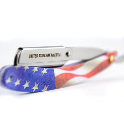MD American Flag Swing Lock Razor