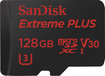 Sandisk - Extreme Plus 128GB Microsdxc Uhs-i Class 10 Memory Card