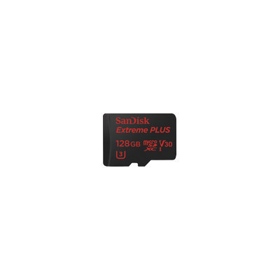 Sandisk - Extreme Plus 128GB Microsdxc Uhs-i Class 10 Memory Card