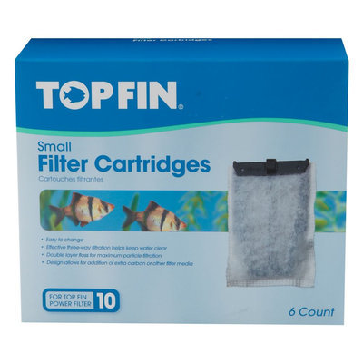 Top Fin® Small Aquarium Filter Cartridge size: 6 Count