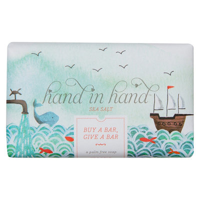Hand in Hand Sea Salt Palm Free Bar Soap 5 oz