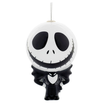 Nightmare Before Christmas Jack Skellington Decoupage Christmas Ornament by Hallmark, Multi-Colored