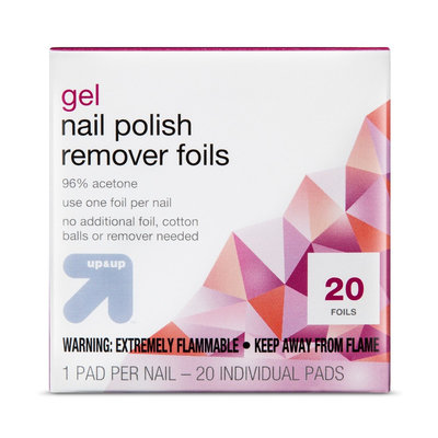 Gel Nail Polish Remover Pads 20 ct - up & up, Nail Polish Removers