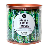 L Organic Cotton Regular Compact Tampons - 30 Count