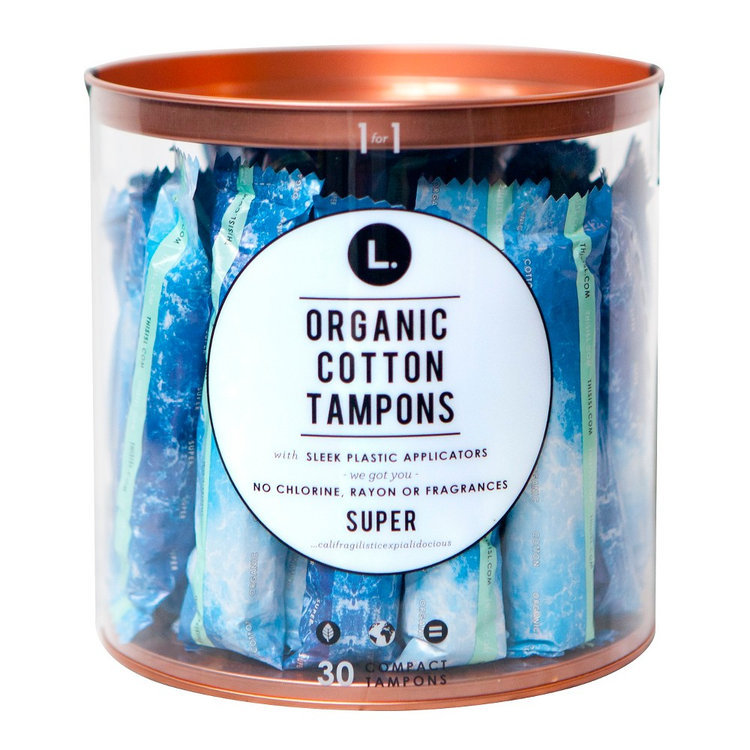 L Organic Pads >> L Organic Cotton Super Compact Tampons L Organic Pads >> L Organic Cotton Super Compact Tampons