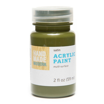 Plaid Enterprises, Inc. Hand Made Modern - 2oz Satin Acrylic Paint - Seaweed