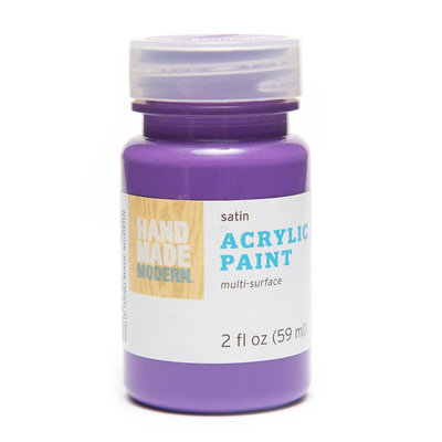 Plaid Enterprises, Inc. Hand Made Modern - 2oz Satin Acrylic Paint - Eggplant