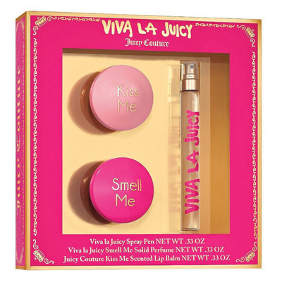 Women's Viva la Juicy by Juicy Couture Fragrance & Lip Balm Gift Set 3 -Piece