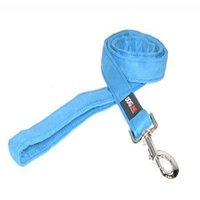 Dogline M8043-2 4 ft. L x 1 W inch Comfort Microfiber Dog Leash, Blue