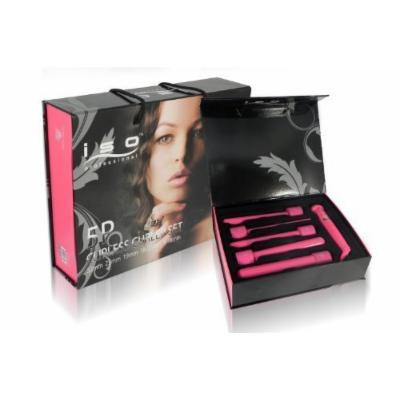 ISO 5 Part Interchangeable The Wand Hair CURLING IRON Clip-less PINK 5P 9-18MM, 19MM, 18-25MM, 25MM, 32MM