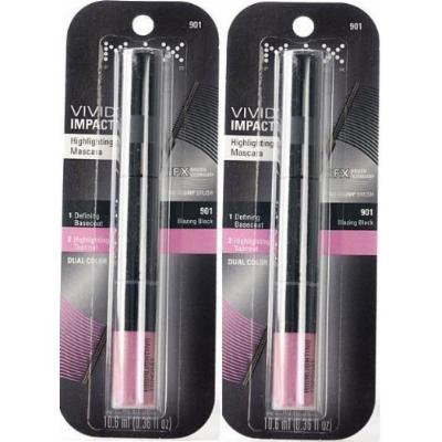Max Factor Vivid Impact Mascara, #901 Blazing Black (Qty, Of 2)DISCONTINUED