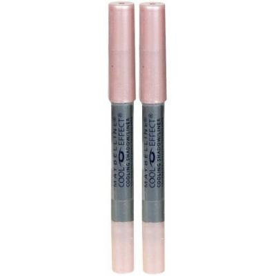 Maybelline Cool Effect Cooling Eyeshadow and Eye Liner PINK PETAL (Qty, of 2 Pencils)DISCONTINUED