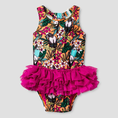 Baby Girls' Bird Print Tutu Cat & Jack - Pink 18M