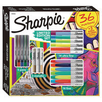 Sharpie Permanent Markers, Fine Tip, 36ct - Multicolor, Multi-Colored