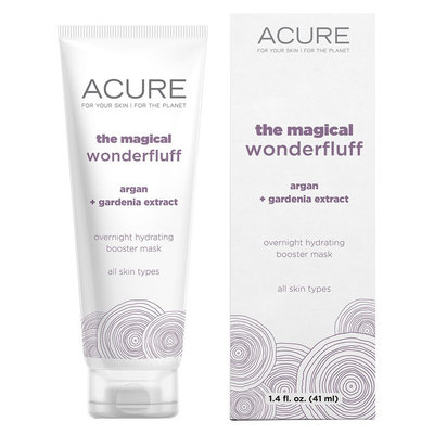 Acure The Magical Wonderfluff Overnight Hydrating Booster Mask - Argan Gardenia - 1.4 oz