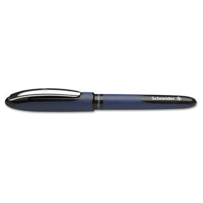 Schneider From Stride One Business Roller Ball Pen, .6mm, Black, 10/Box