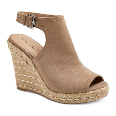 Women's Mala Shield Espadrille Wedge Sandals - Taupe 7.5, Gray