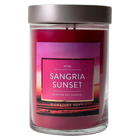 Signature Soy Jar Candle Sangria Sunset - 21.0oz, Purple